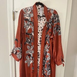 Chico's Reversible Leopard Kimono (Chico's size 3)